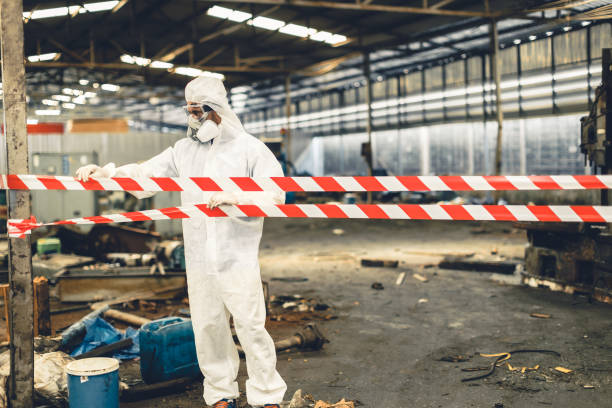 Professional Crime Scene Cleanup technician working in West Manchester, OH